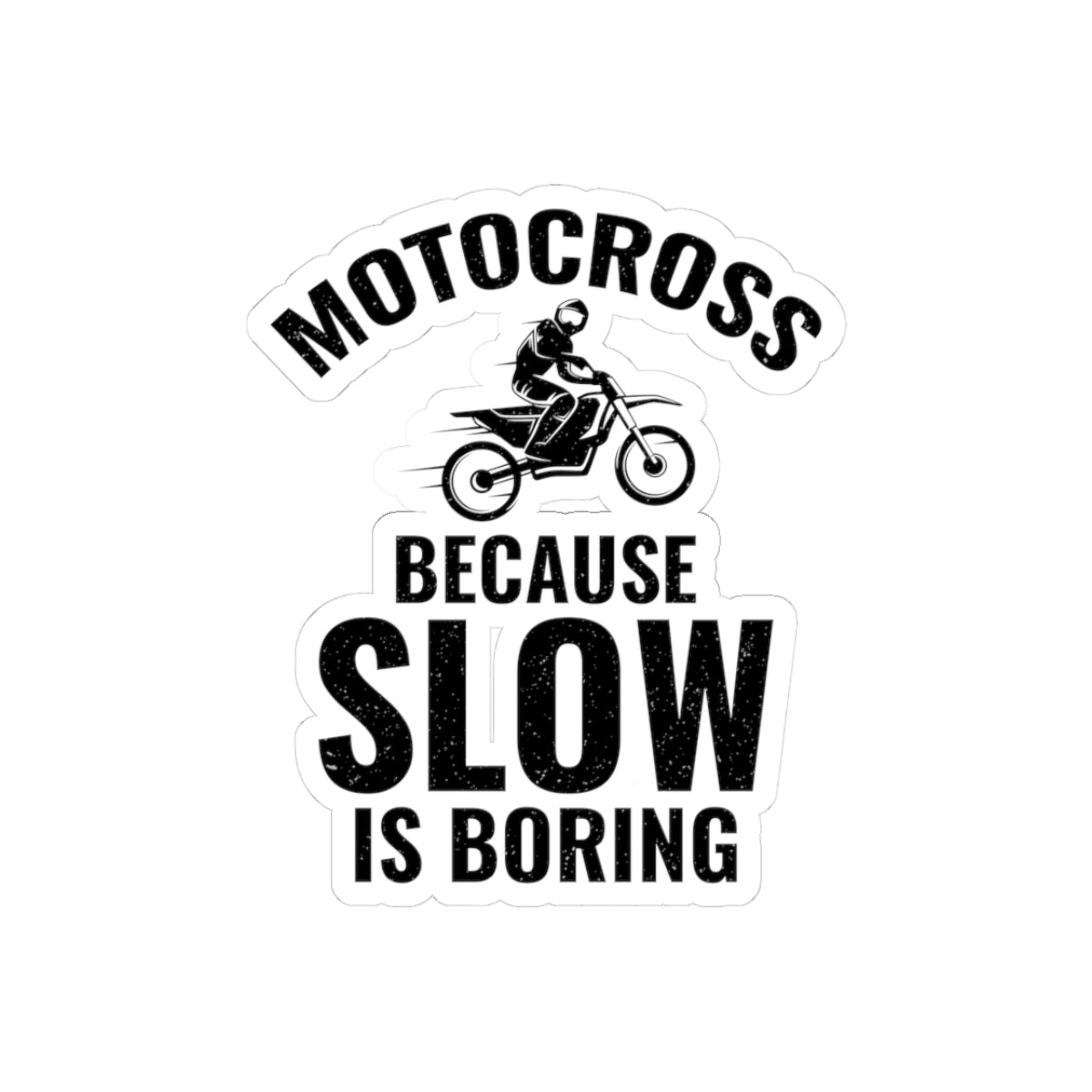 Motocross Sticker Vinyl Dirt Bike Racing Off-Road Motorcycle Decal for Speed Enthusiasts