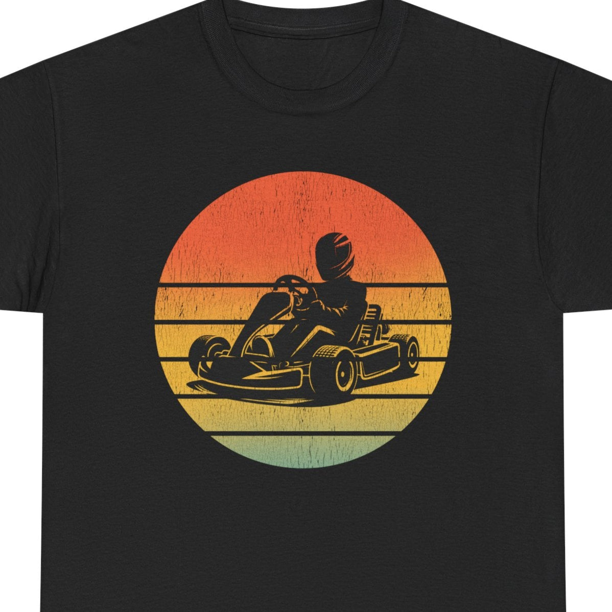 Go Kart Racing T-Shirt - Precision Performance Shirt for Track Drivers & Karting Fans