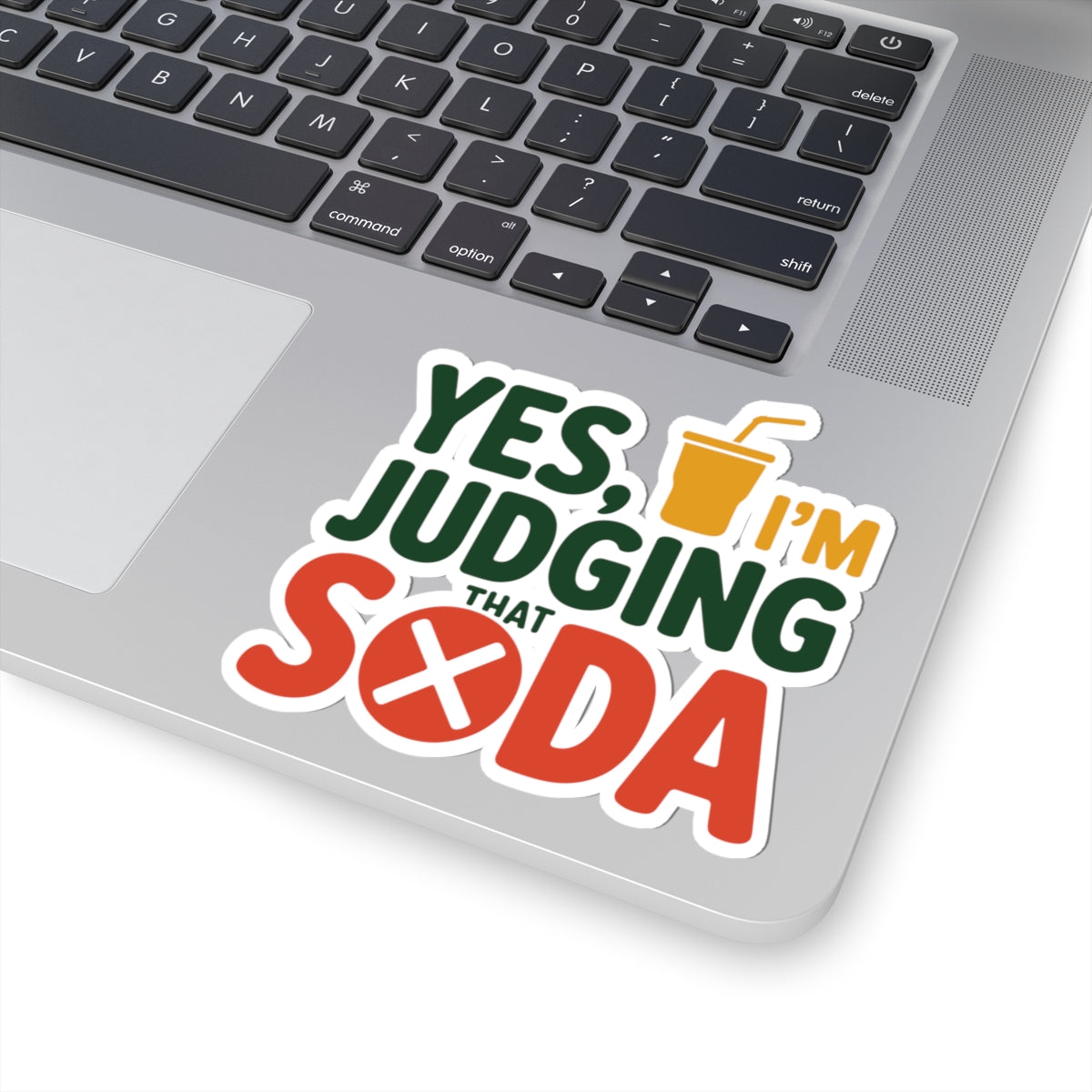 Sassy Dietitian Sticker - Judging Soda Vinyl Decal for Registered Dietitians, Nutritionists