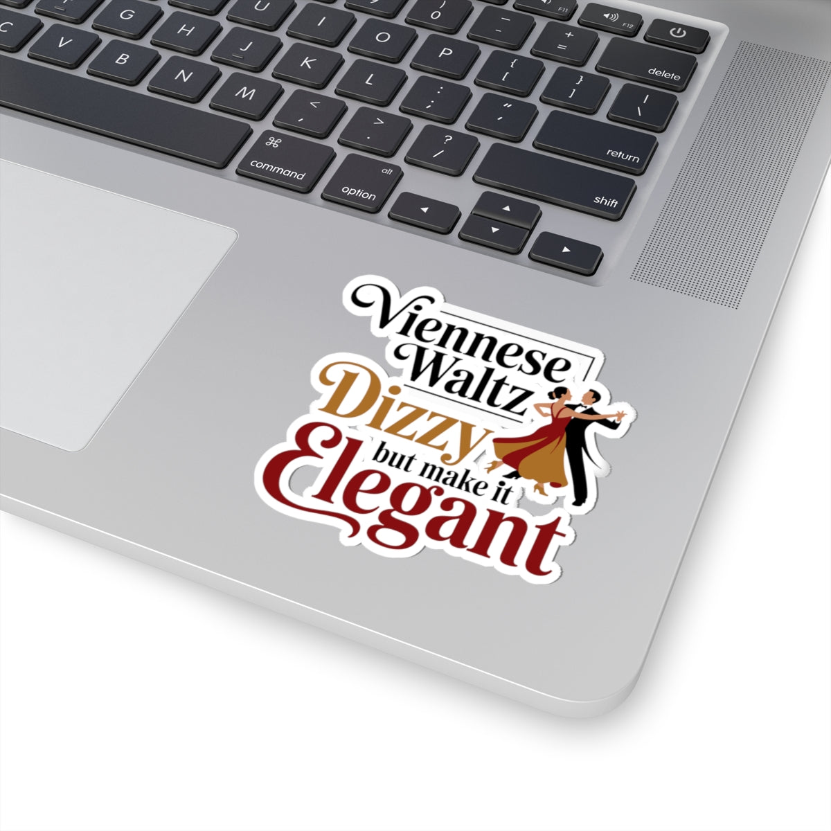 Viennese Waltz Style Sticker - Elegant Dizziness Vinyl Decal for Dancers, Ballroom Artists