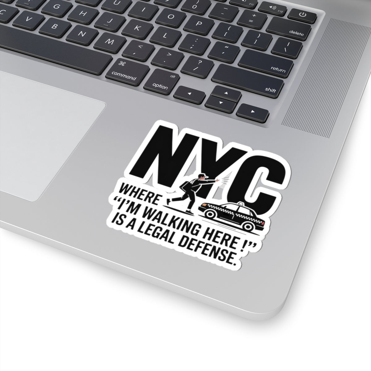 Edgy New York Sticker - Urban Attitude Vinyl Decal for City Lovers & Proud New Yorkers