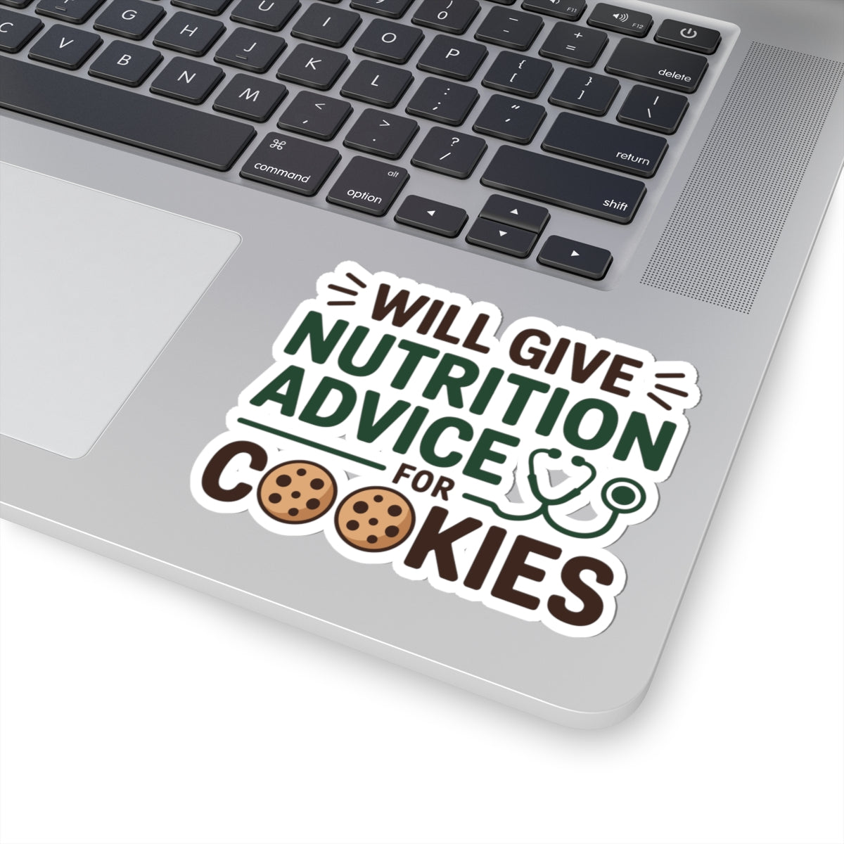 Playful Dietitian Sticker - Nutrition Advice for Cookies Vinyl Decal for Registered Dietitians