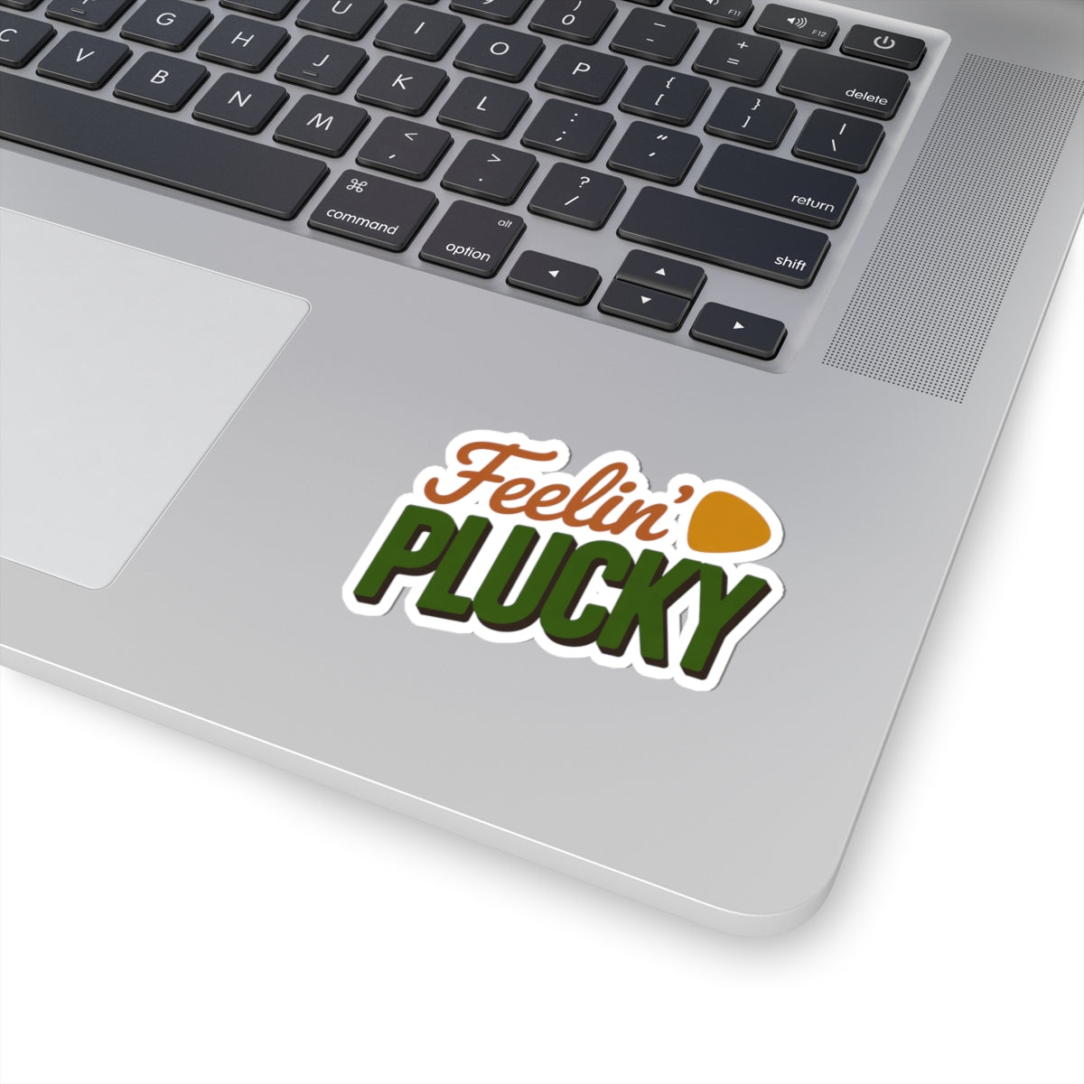 Banjo Sticker – Playful Pun Script Humor Decal for Bluegrass Musicians Folk String Instrument Players