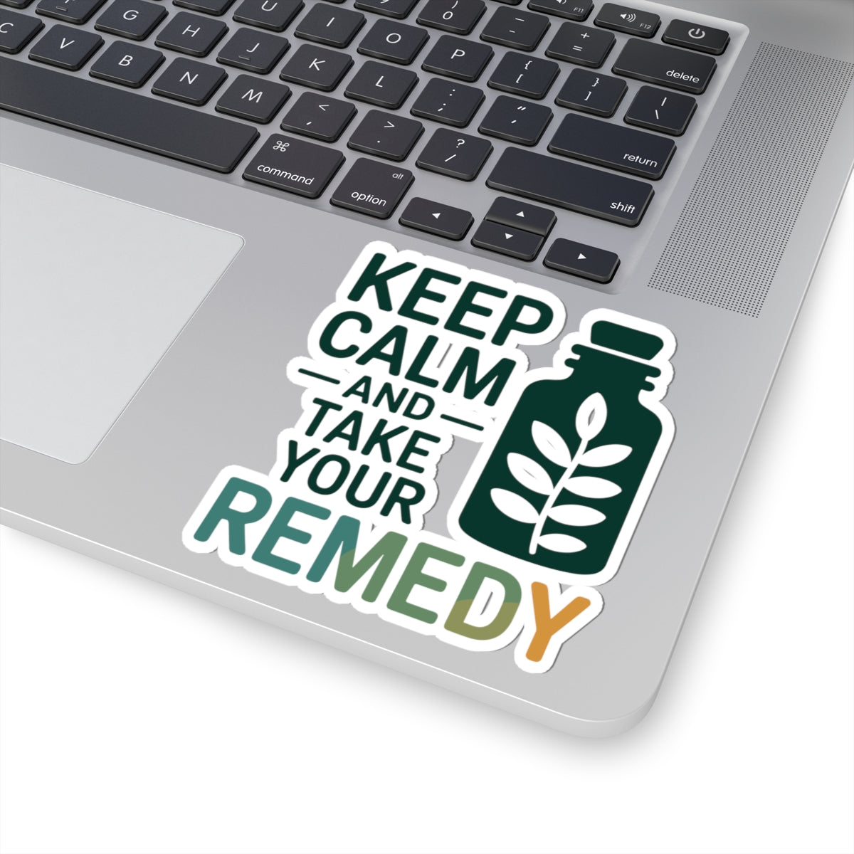 Homeopathy Reminder Sticker - Calm Healing Vinyl Decal for Homeopaths, Natural Medicine Users