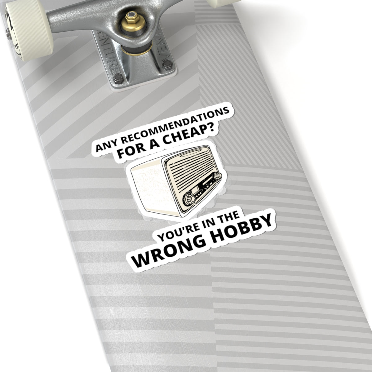 Ham Radio Budget Sticker - Affordable Hobby Vinyl Decal for Amateur Radio Operators & Enthusiasts