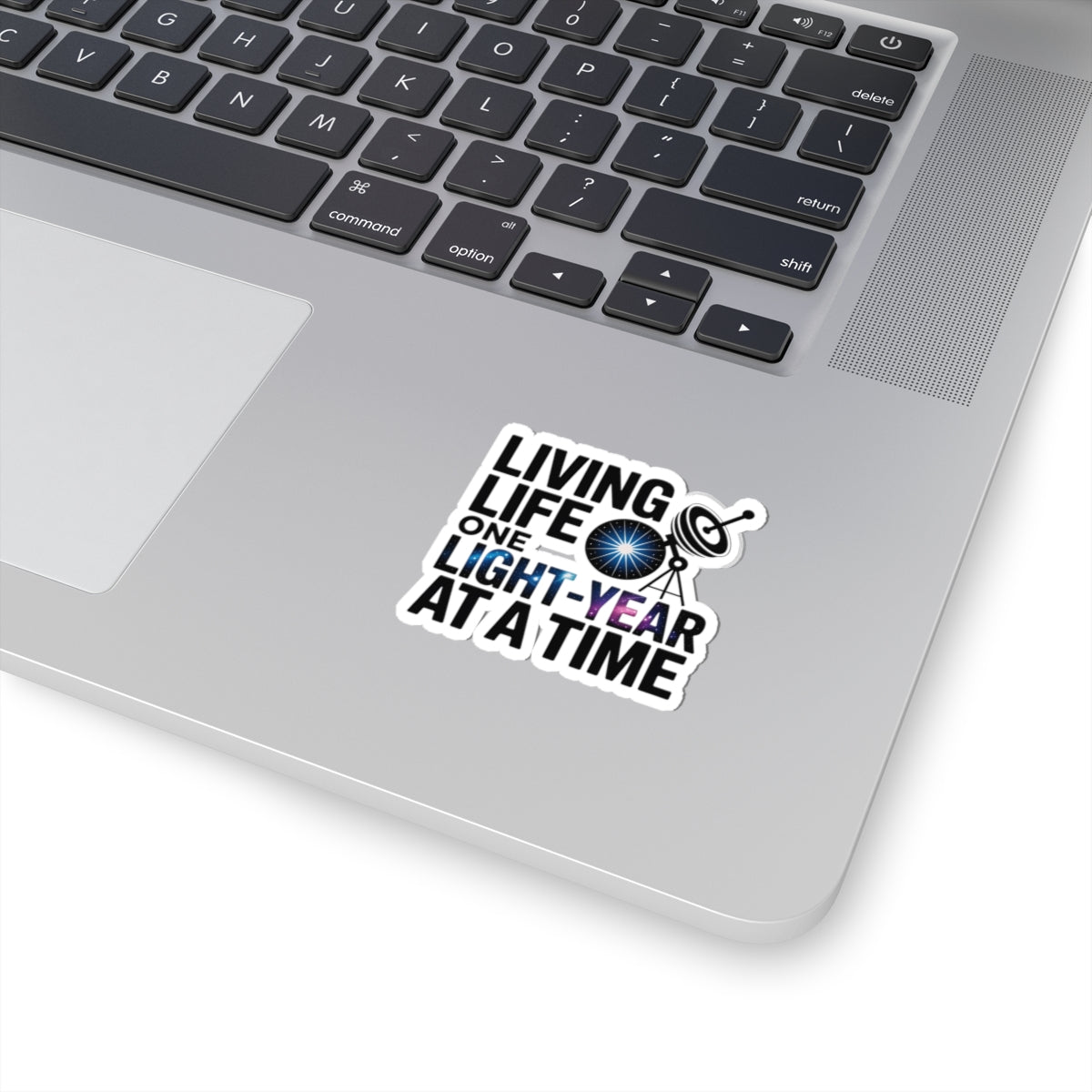 Light-Year Living Sticker - Astronomy Motivation Vinyl Decal for Space Explorers & Dreamers
