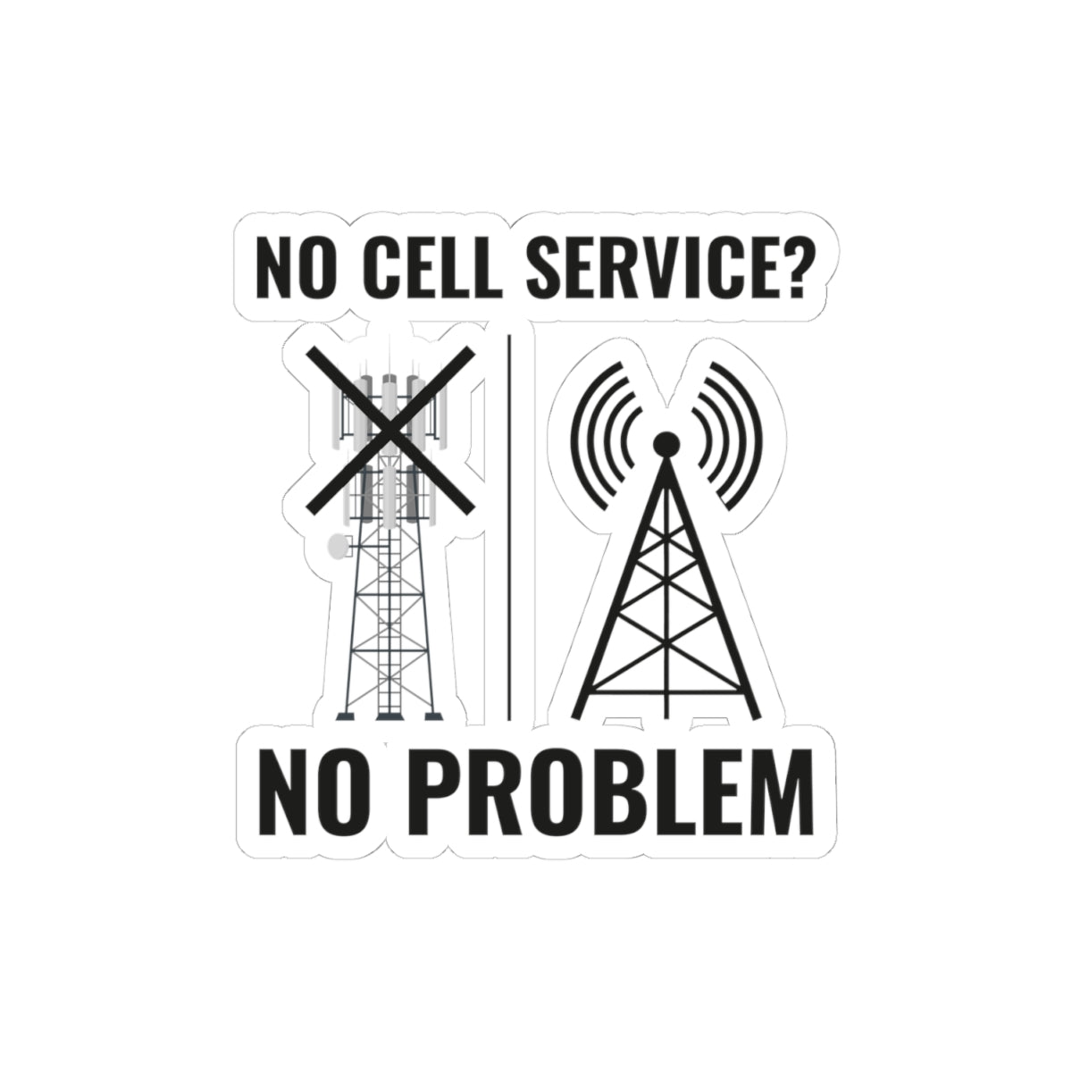 Amateur Ham Radio Operator Stickers Vinyl Decal - Independent Comms & Off-Grid Ops