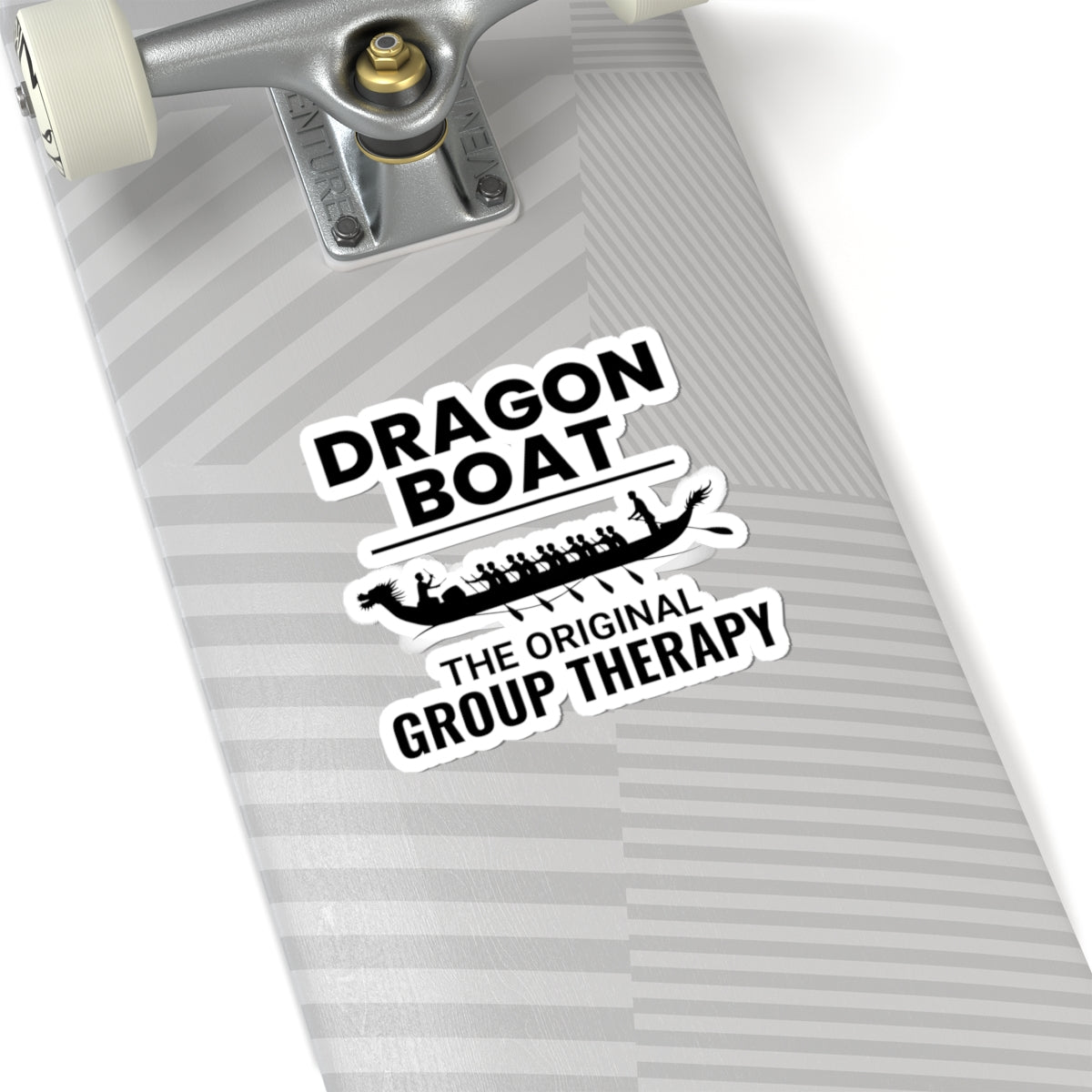 Dragon Boat Therapy Sticker - Team Bonding Vinyl Decal for Paddlers & Rowing Crews