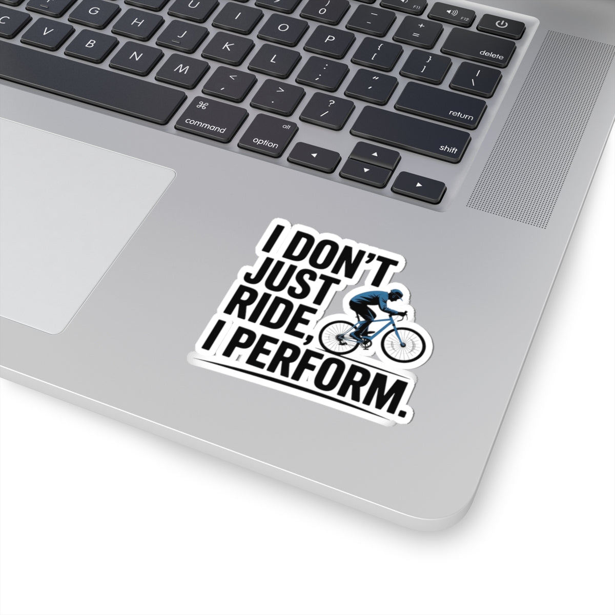 Dynamic Indoor Cycling Sticker - Perform Bike Show Vinyl Decal for Unicycle Performers, Competitive Teams, Enthusiasts