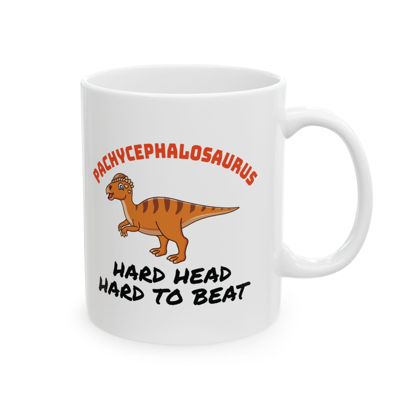 Dinosaur Fossil Mug - Pachycephalosaurus, Dome - Dino Humor Mug