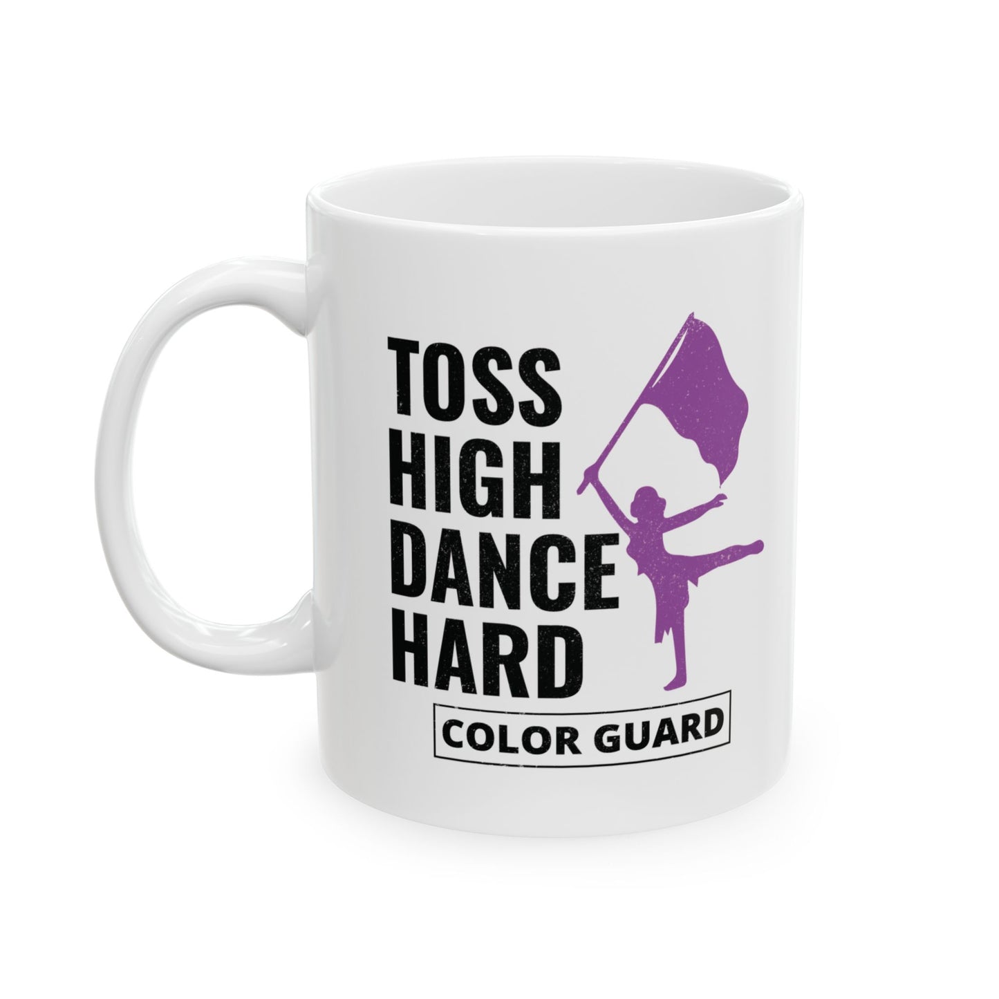 Color Guard Mug - Toss Dance Design for Performers & Enthusiasts