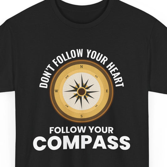 True North T-Shirt - Geographer's Guidance Tee for Navigation Professionals