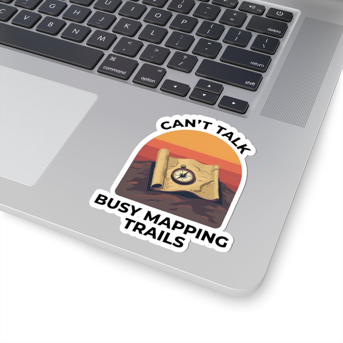 Trail Cartographer Sticker - Mapping Humor Vinyl Decal for Hikers & GIS Professionals