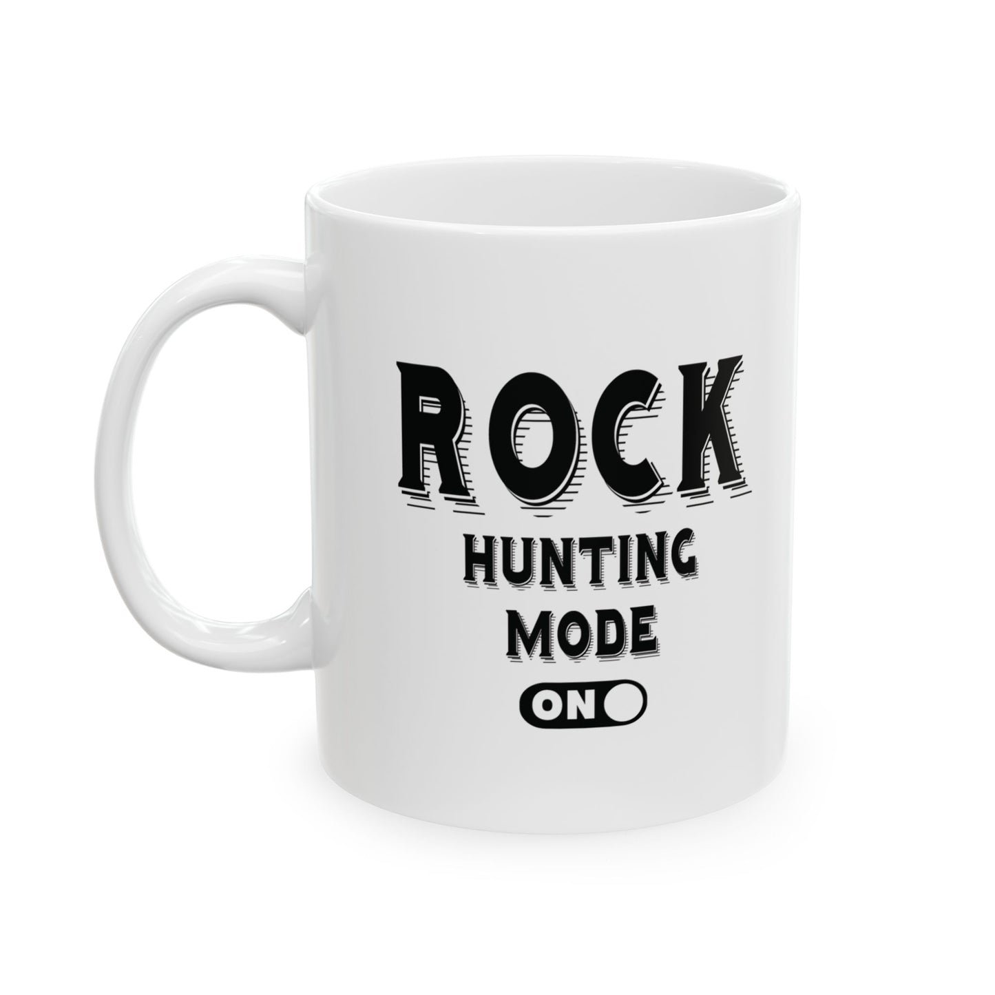 Geologist Mug - Funny Rock Enthusiast Gift - "ON/OFF Rock Mode" Coffee Mug