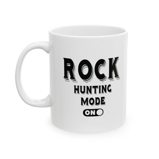 Geologist Mug - Funny Rock Enthusiast Gift - "ON/OFF Rock Mode" Coffee Mug