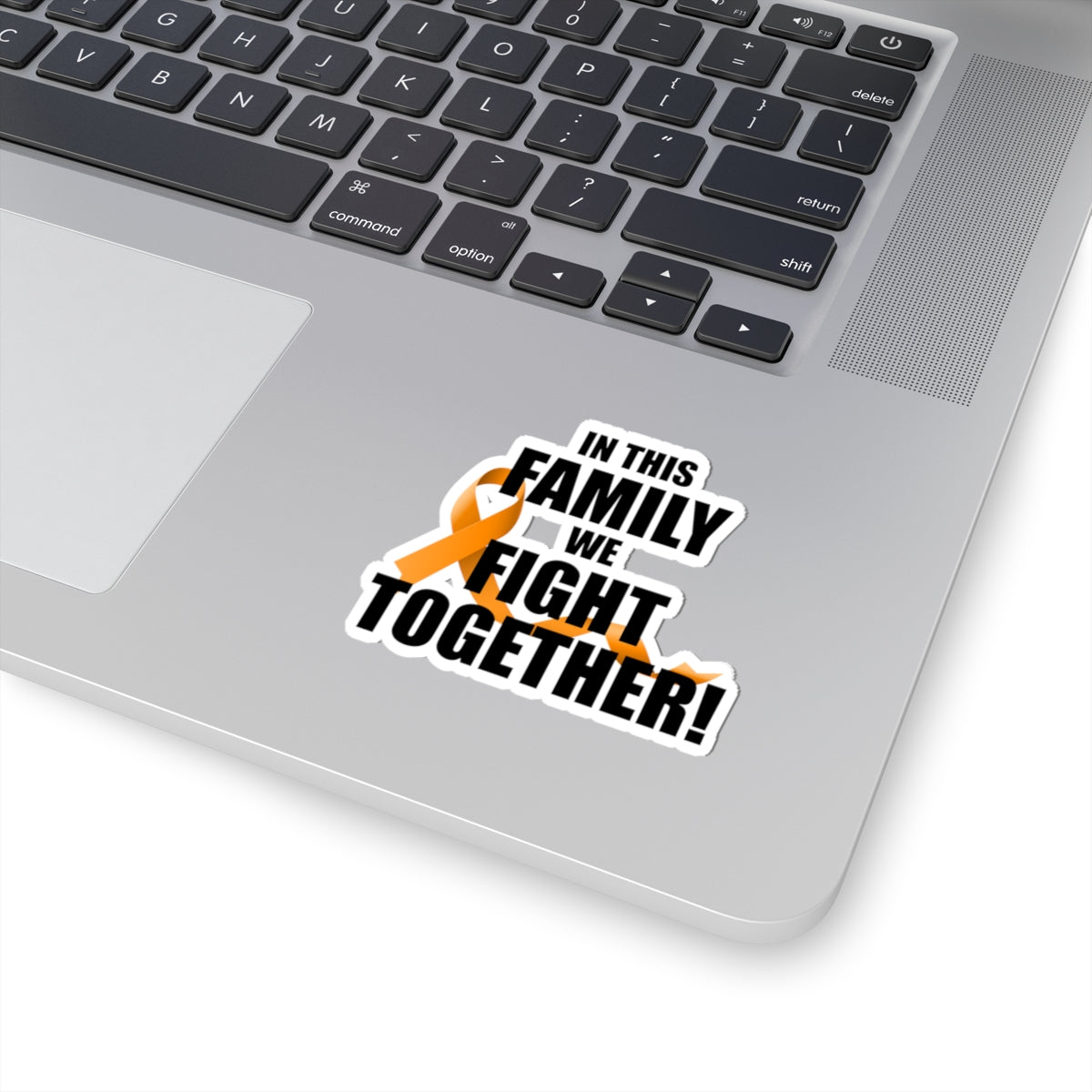 Leukemia Awareness Family Sticker - Fight Together Vinyl Decal for Survivors, Patients, and Caregivers