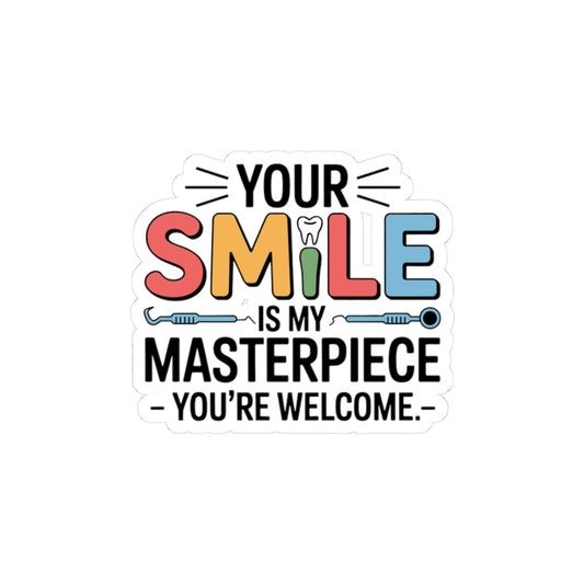 Dental Lab Pride Sticker - Smile Designer Vinyl Decal for Prosthetic Technicians
