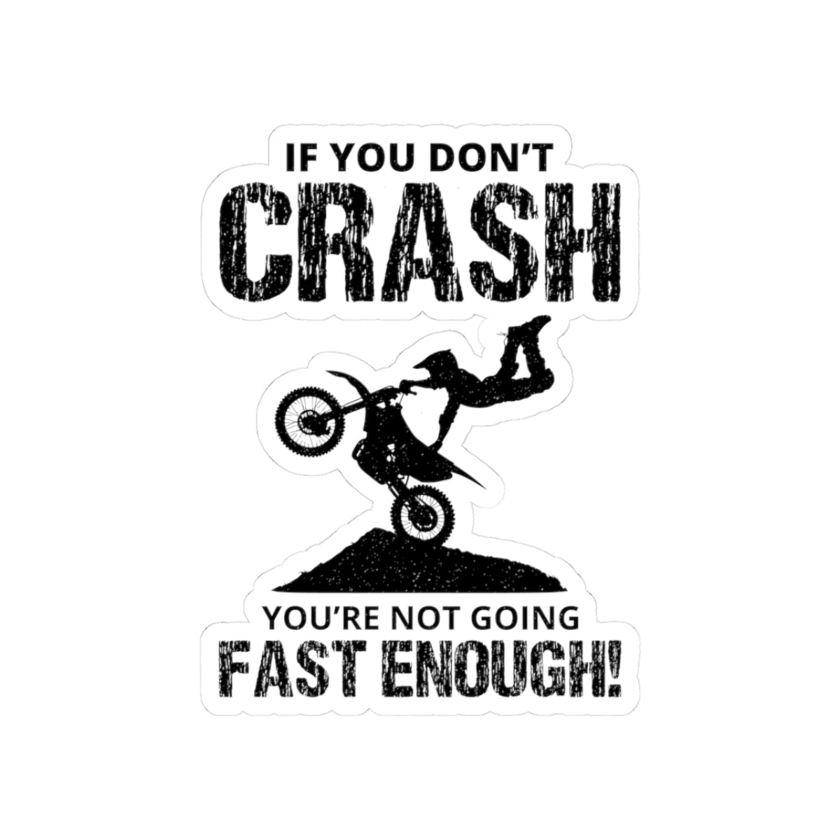 Motocross Sticker Vinyl Dirt Bike Racing Off-Road Motorcycle Decal