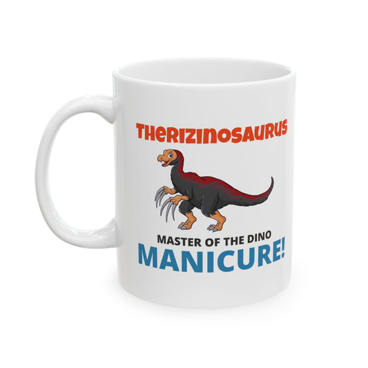 Dinosaur Fossil Mug - Therizinosaurus, Claws - Dino Humor Gift