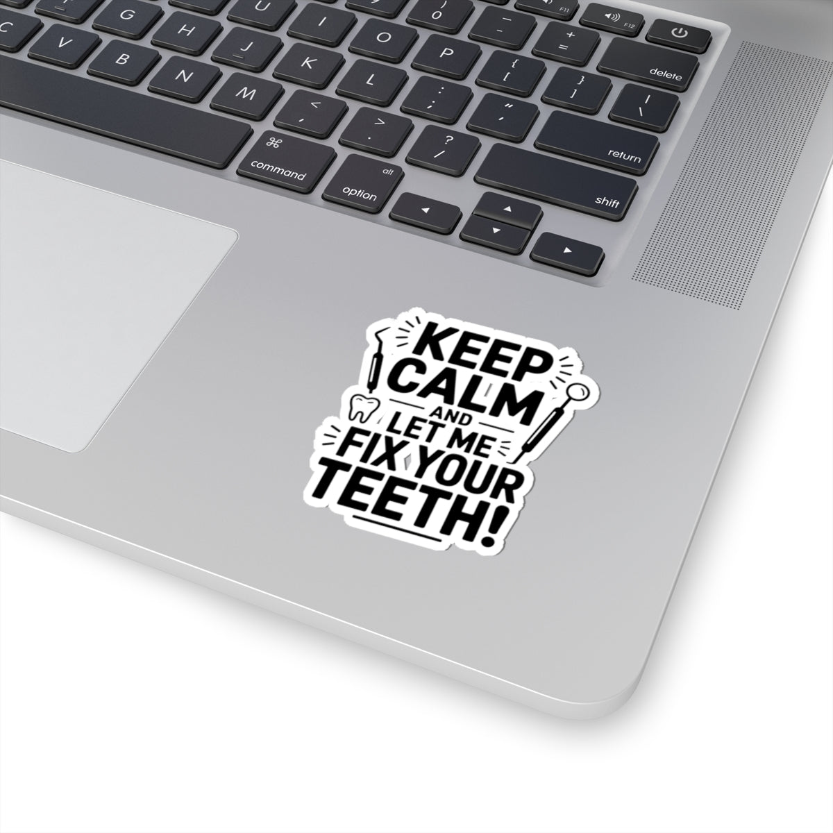 Calm Dental Lab Sticker - Prosthetic Technician Vinyl Decal for Crown & Bridge Specialists