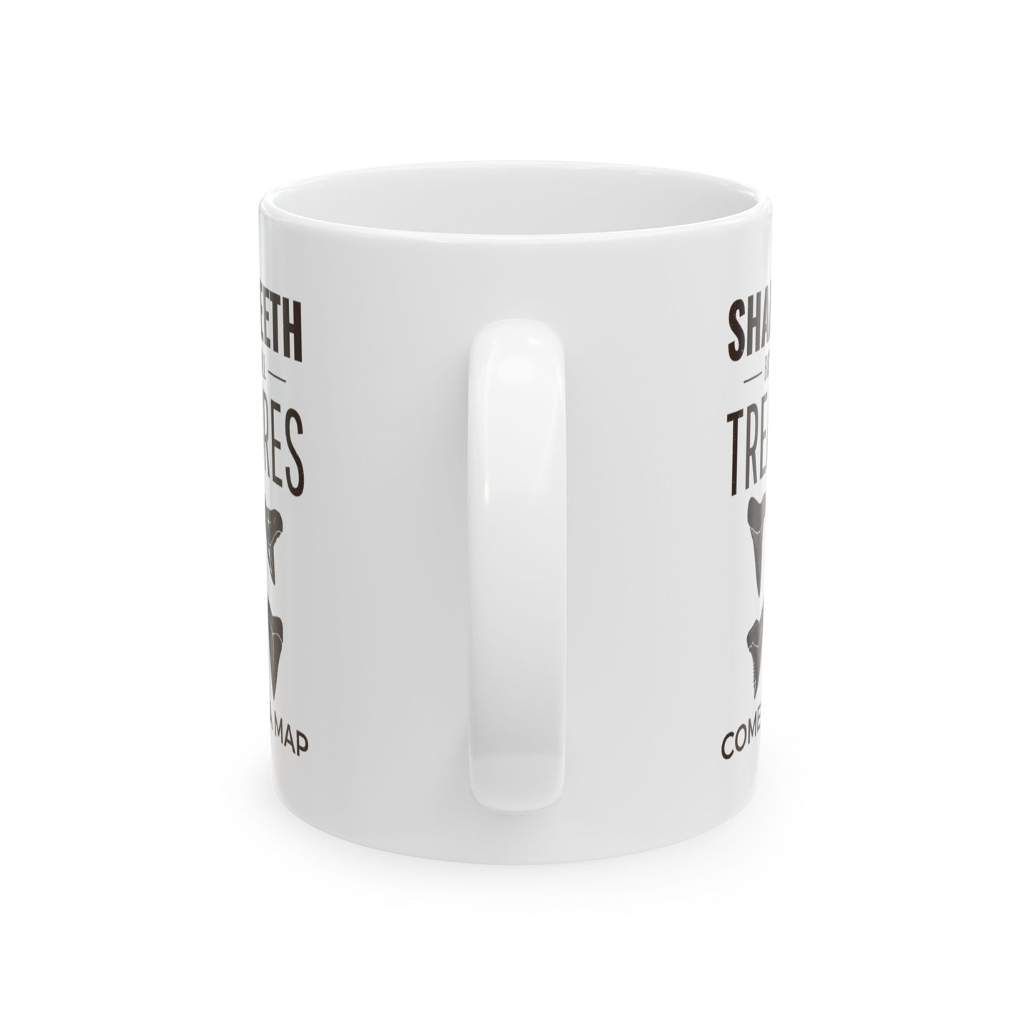 Shark Teeth Collector Mug – Fossil Hunter Gift, Paleontology & Beachcombing Enthusiast