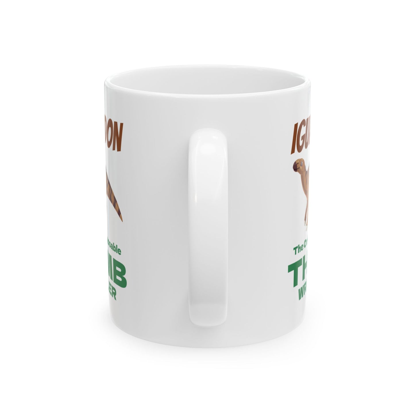 Dinosaurier-Fossil-Becher Iguanodon Opponierbarer Daumen für Paläontologie-Studenten 