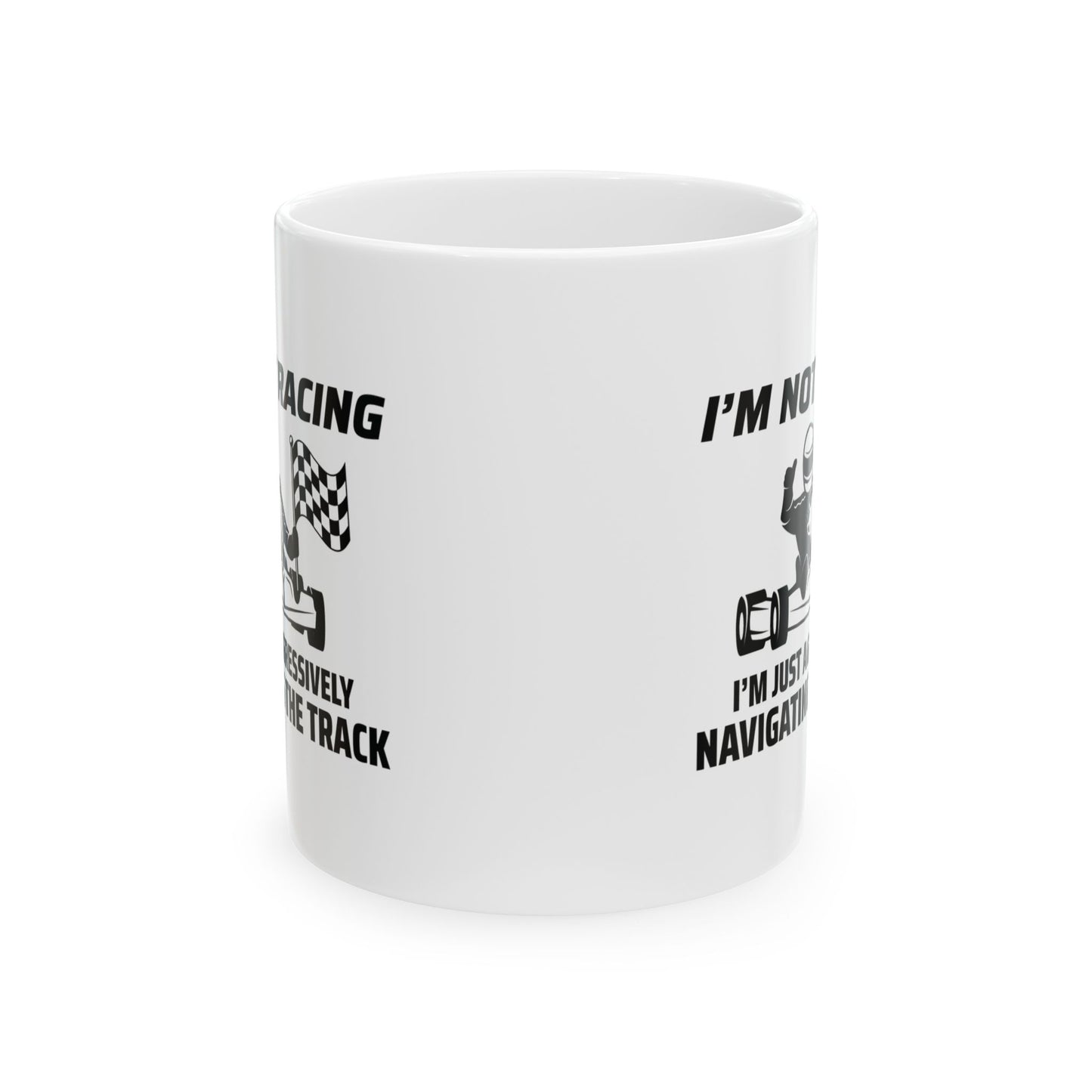 Go Kart Racing Mug Funny Racer Gift – Karting Enthusiast Coffee Cup