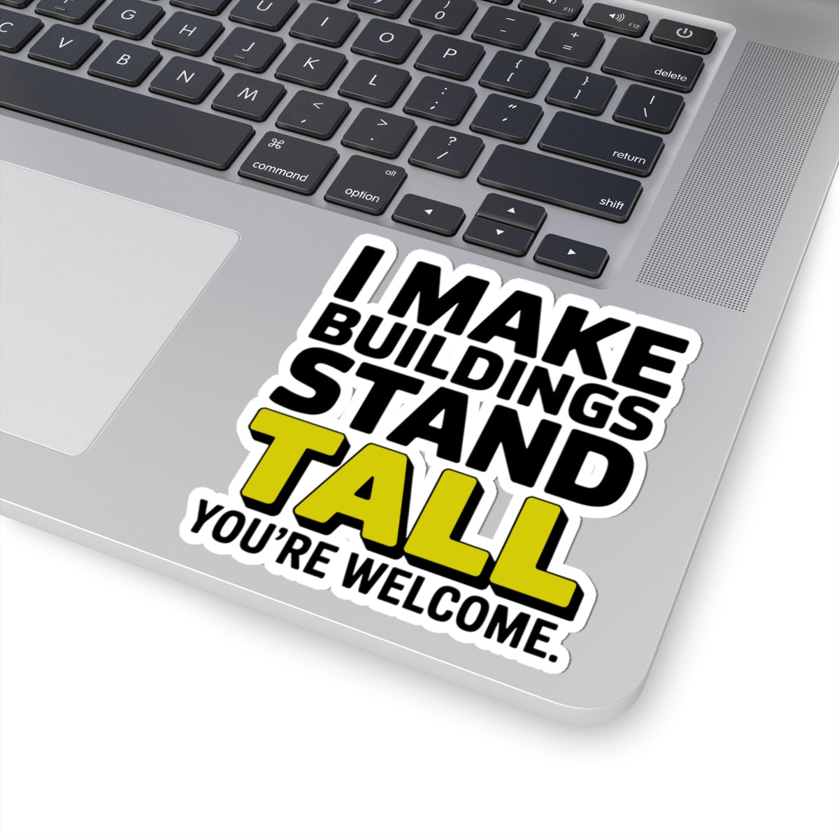 Structural Steel Sticker - Buildings Stand Vinyl Decal for Ironworkers & Erectors