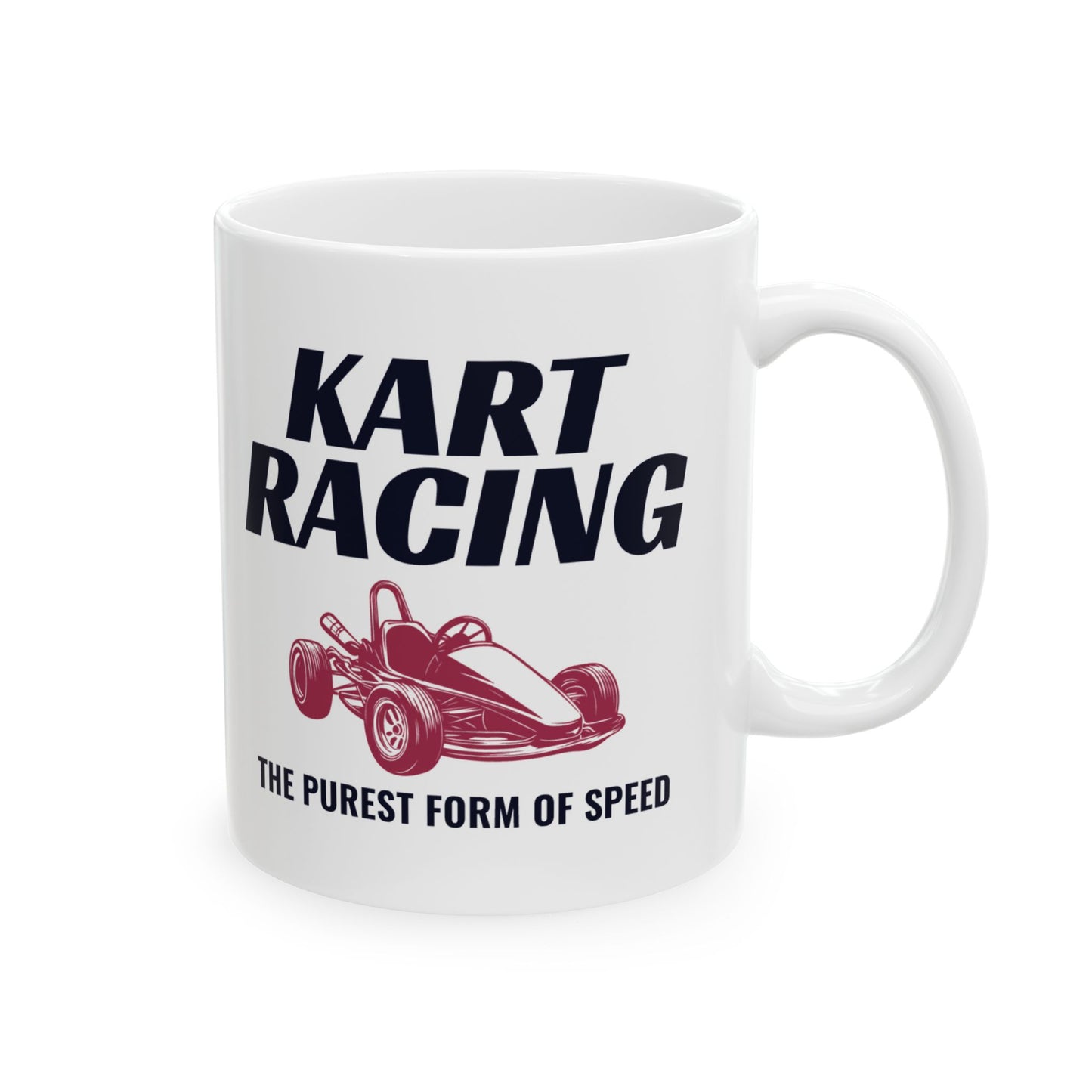 Go Kart Racing Mug - Pure Speed Design for Enthusiasts
