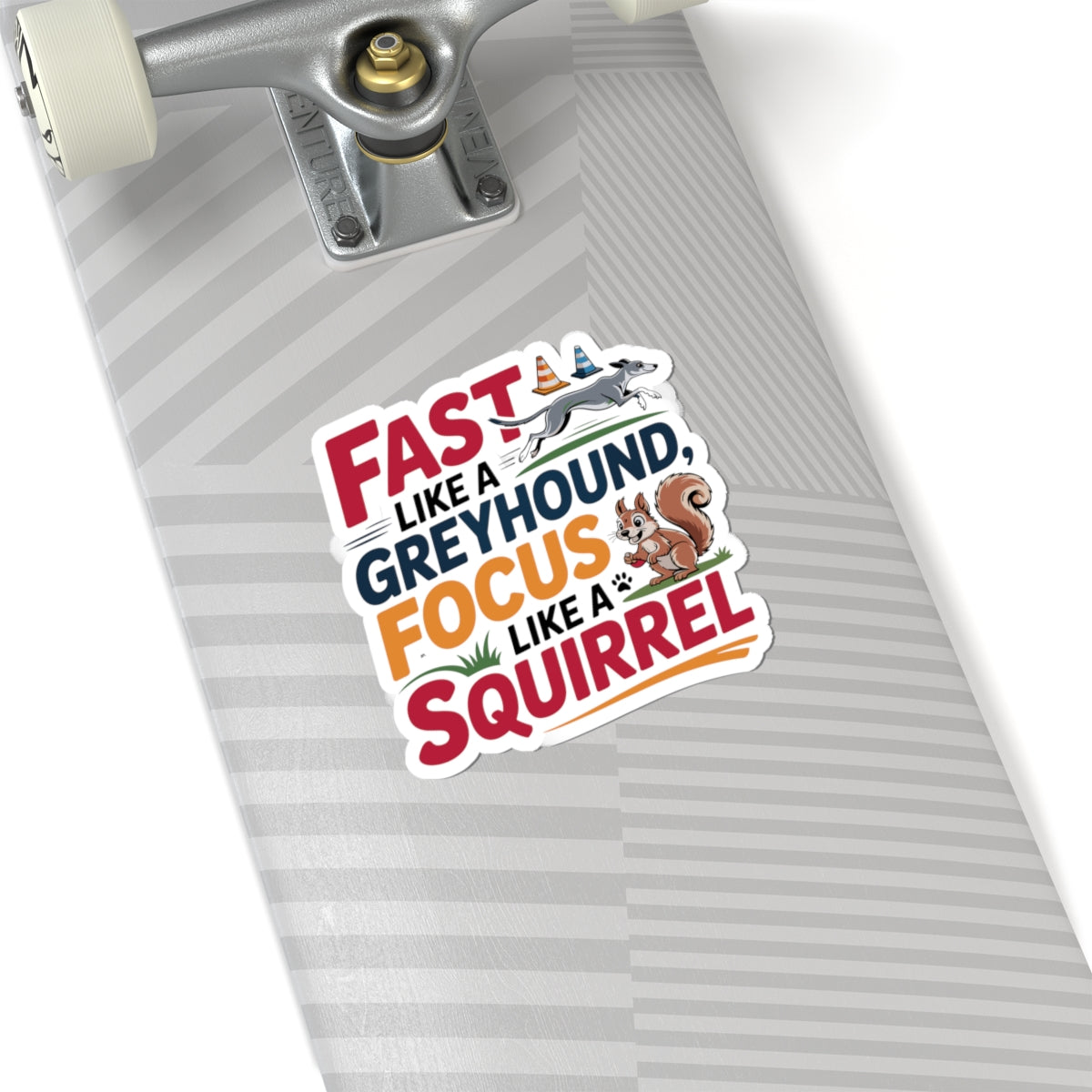 Funny Agility Training Sticker - Pet Competition Humor Vinyl Decal for Canine Athletes Sport Enthusiasts