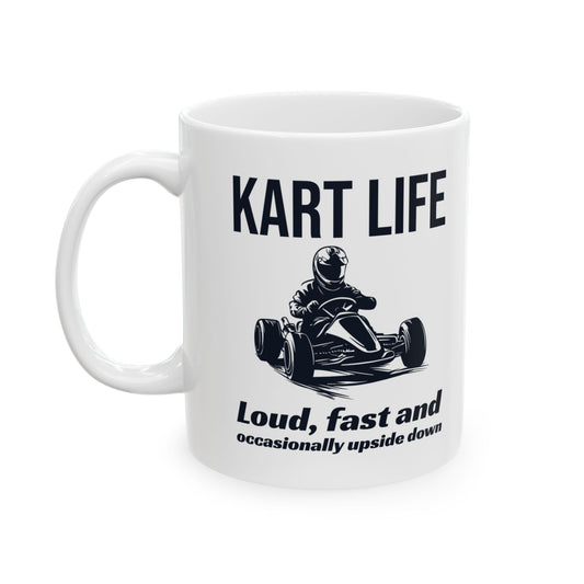 Go Kart Racing Mug – Funny Kart Life Gift for Speed Enthusiasts