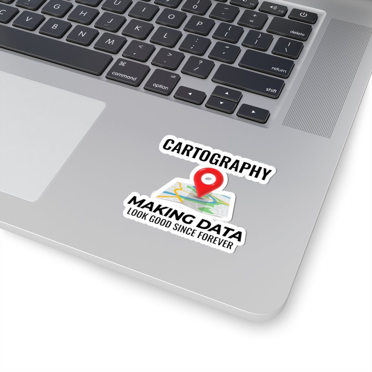 Cartography Pride Sticker - Data Artistry Vinyl Decal for Mapmakers