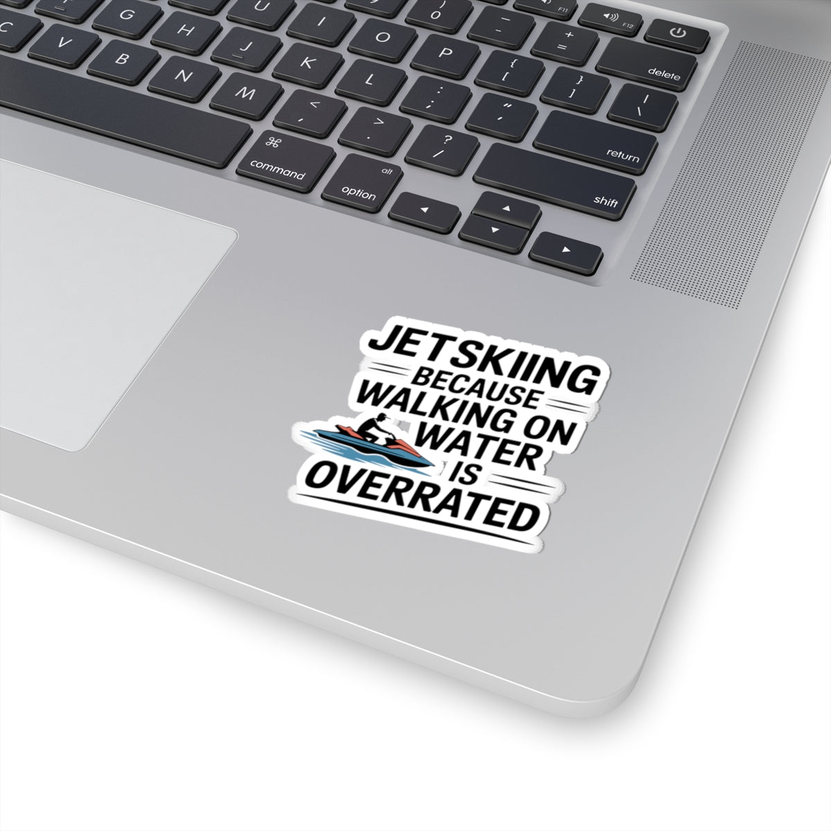 Funny Jet Ski Sticker - Humorous Watersport Vinyl Decal for PWC Riders & Boat Lovers