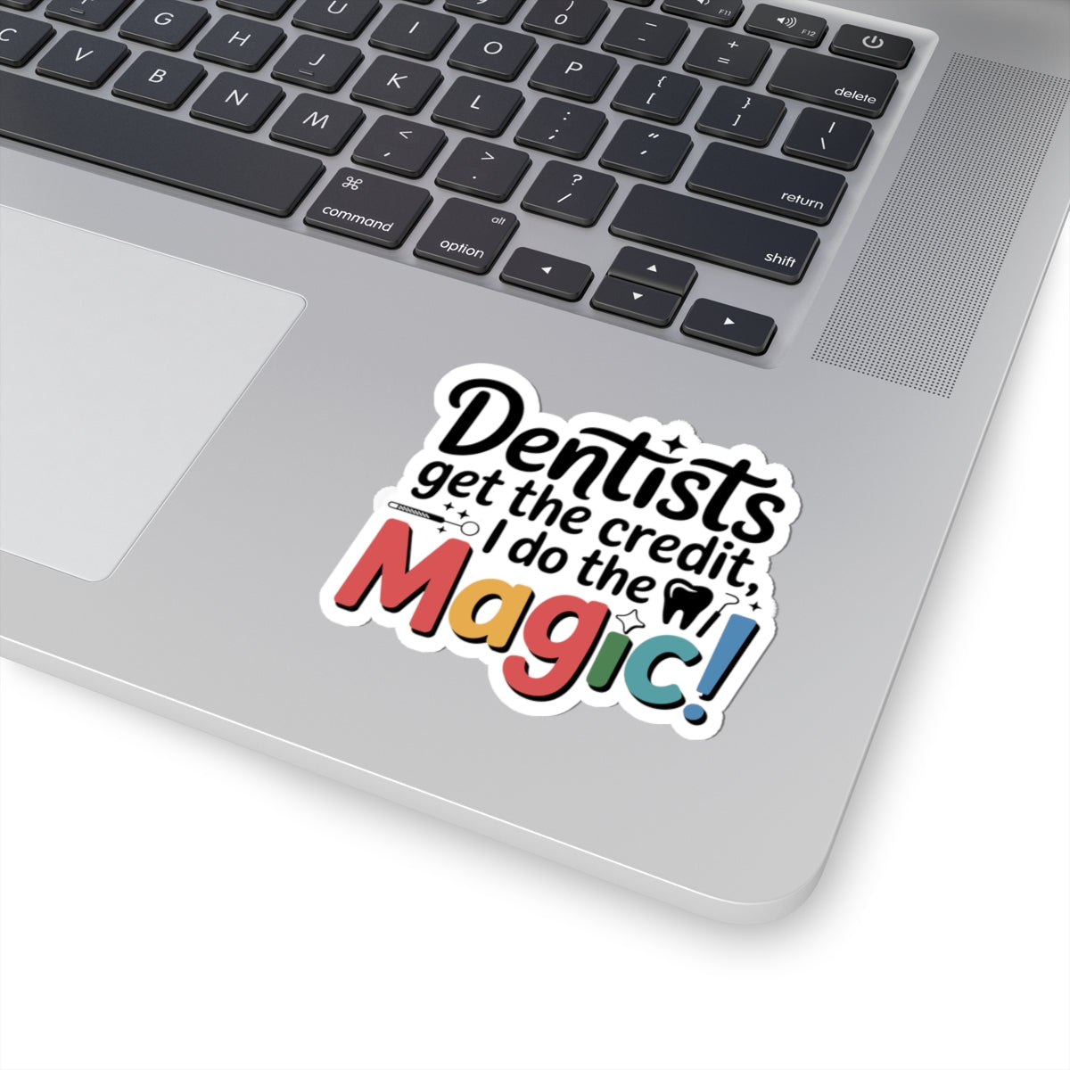 Unsung Lab Hero Sticker - Dental Technician Pride Vinyl Decal for Crown & Denture Specialists