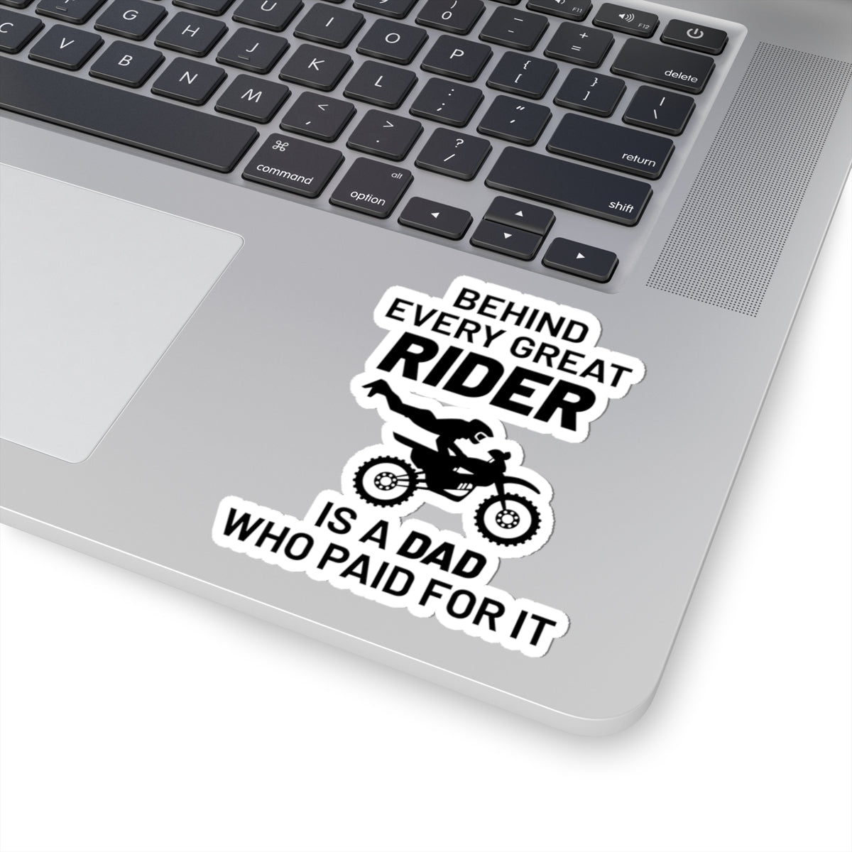 Motocross Dad Sticker Vinyl Dirt Bike Racing Off-Road Motorcycle Decal for Supportive Fathers