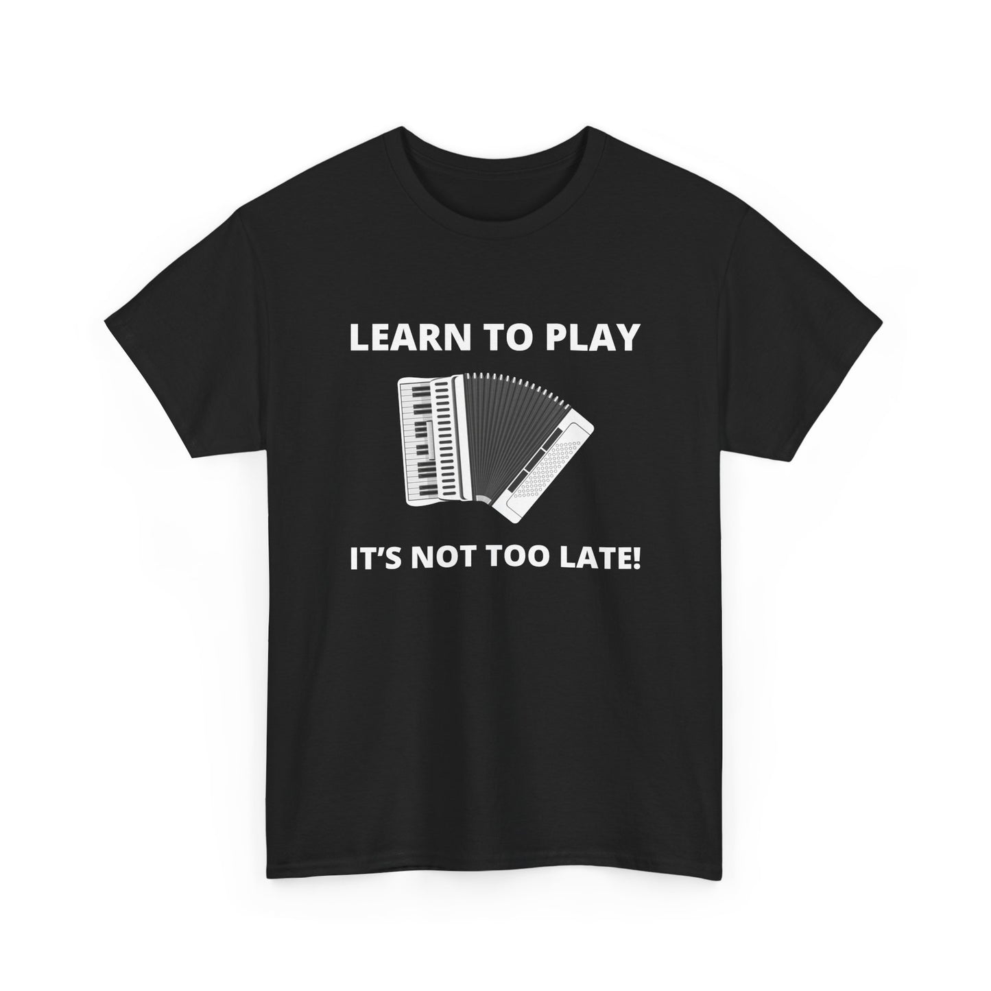 Accordion T-Shirt – Inspirational Music Graphic for Beginners Instrument Enthusiasts