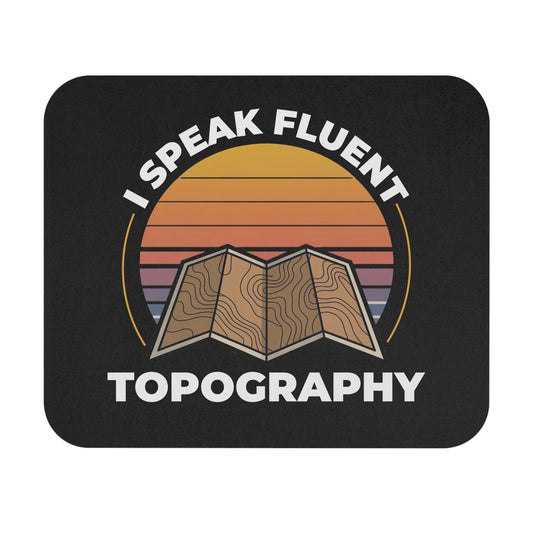 GIS Mapping Mouse Pad - Outdoor Adventure Non-Slip Rubber Base for Surveyors & Cartographers