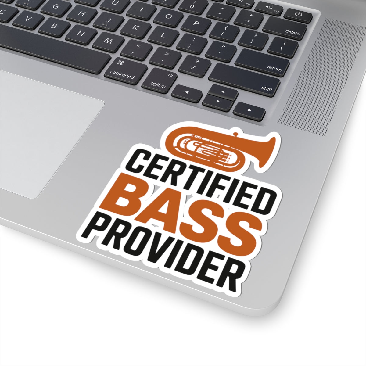 Tuba Professional Sticker - Certified Bass Provider Vinyl Decal for Low Brass Musicians