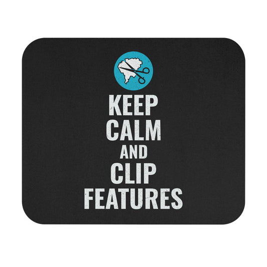 Funny GIS Clip Features Mouse Pad - Humorous Geospatial Office Mousepad Non-Slip Rubber Base for Analysts & Mappers