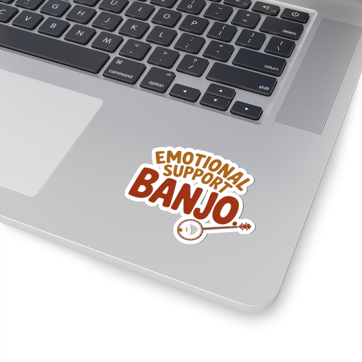 Banjo Sticker – Funny Emotional Support Humor Decal for Bluegrass Musicians Five-String Instrument Lovers
