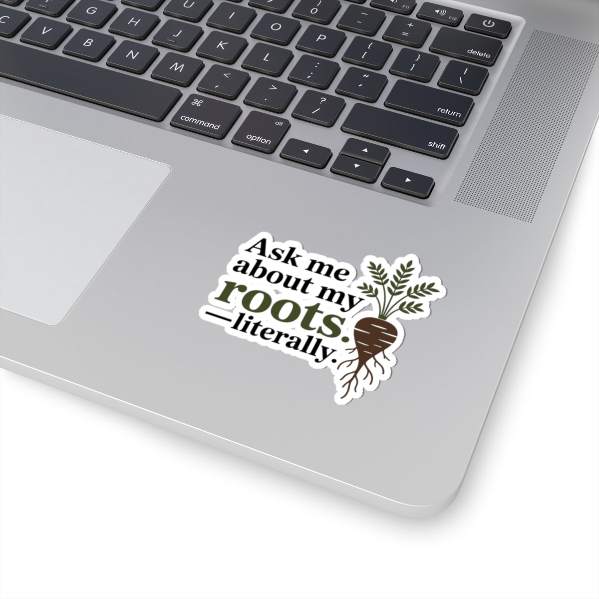 Herbalist Humor Sticker - Root Medicine Vinyl Decal for Herbalists, Plant Root Practitioners