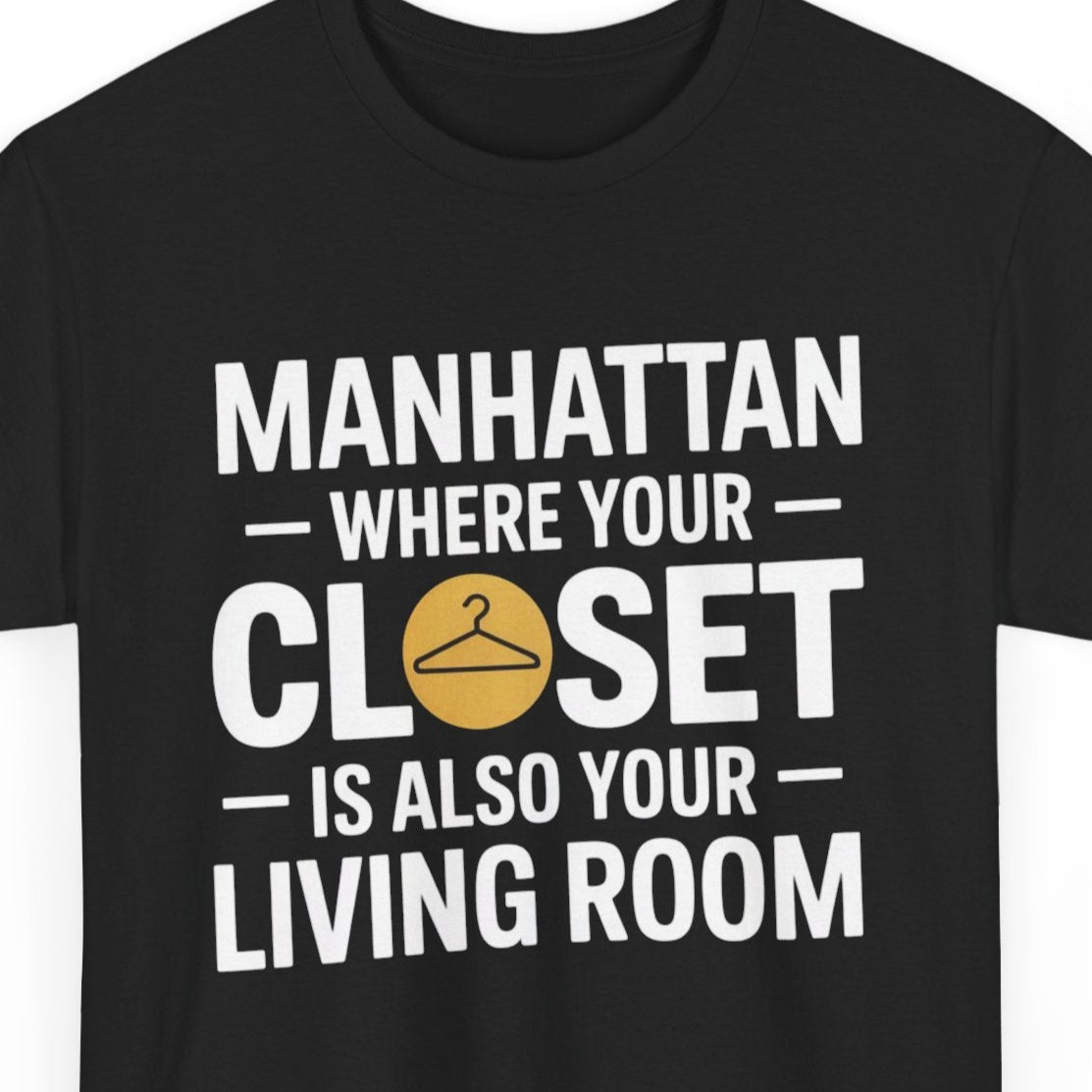 Manhattan Apartment T-Shirt - NYC Small Space Living Graphic Tee for New Yorkers City Dwellers Urban Life Gift