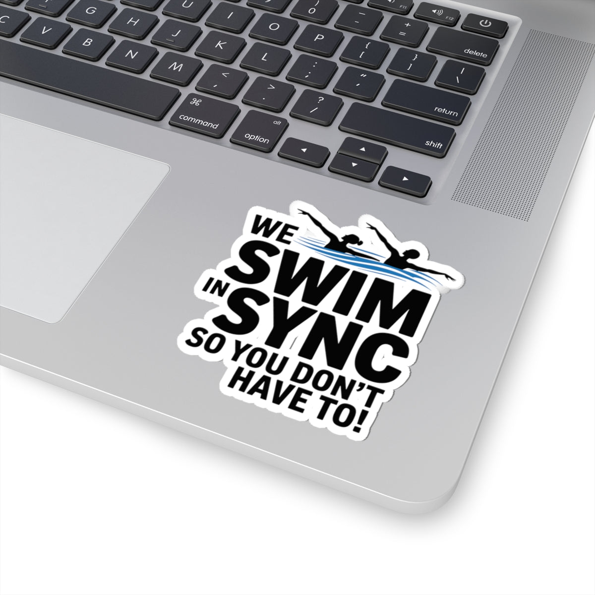 Funny Synchronized Swimming Sticker - Team Sport Vinyl Decal for Swimmers and Coaches