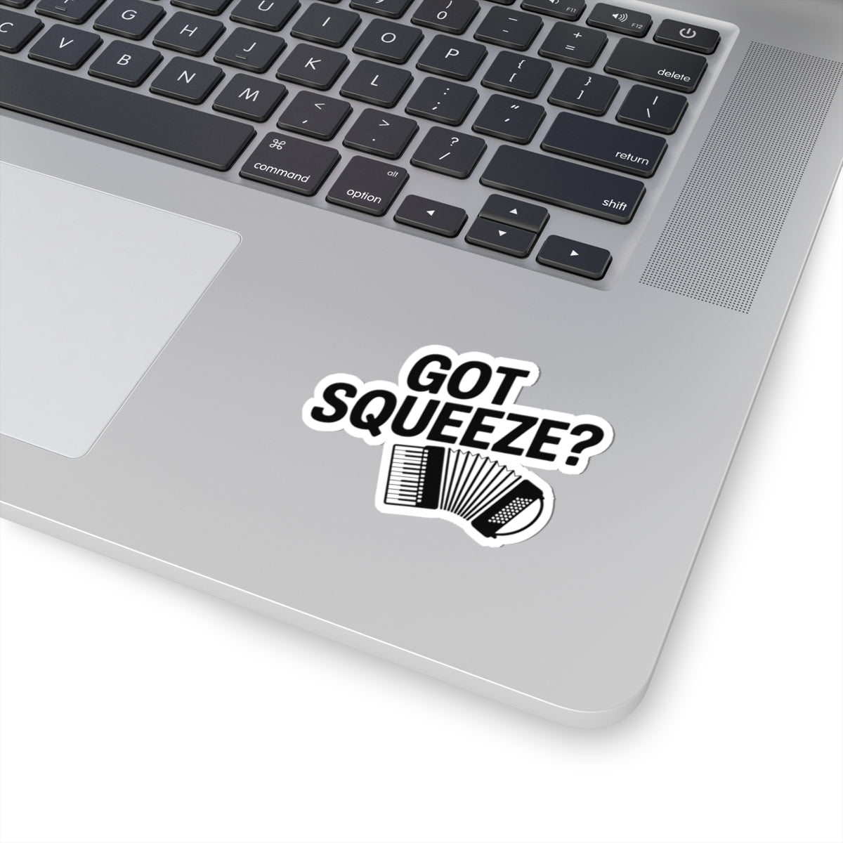 Squeezebox Sticker – Got Squeeze Parody Decal for Accordionists, Polka Fans