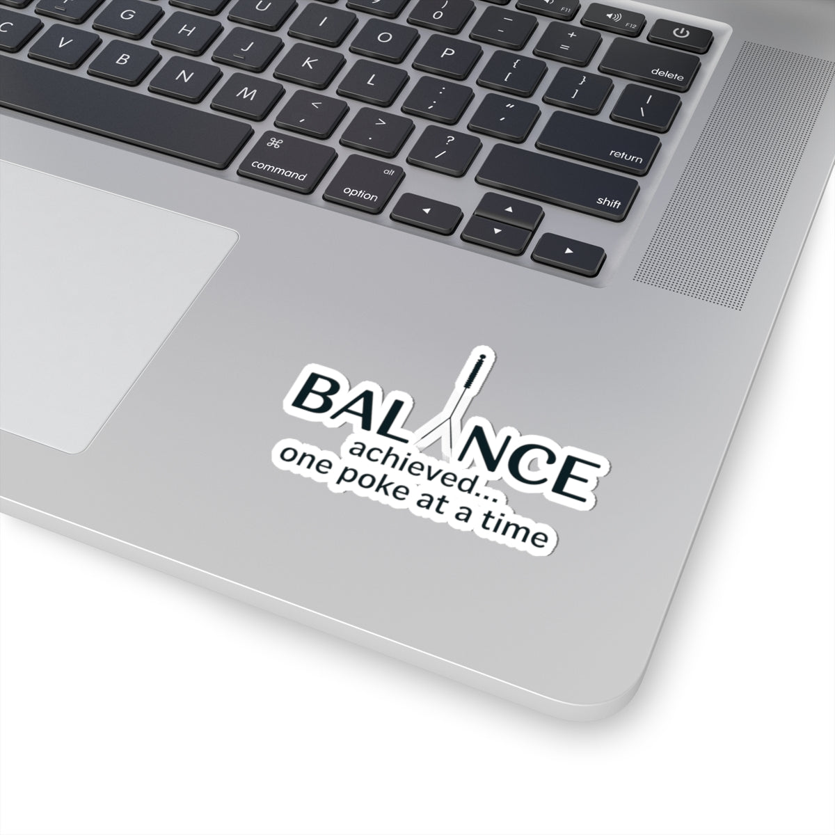 Balance Acupuncture Sticker - Gradual Healing Vinyl Decal for Acupuncturists, TCM Practitioners