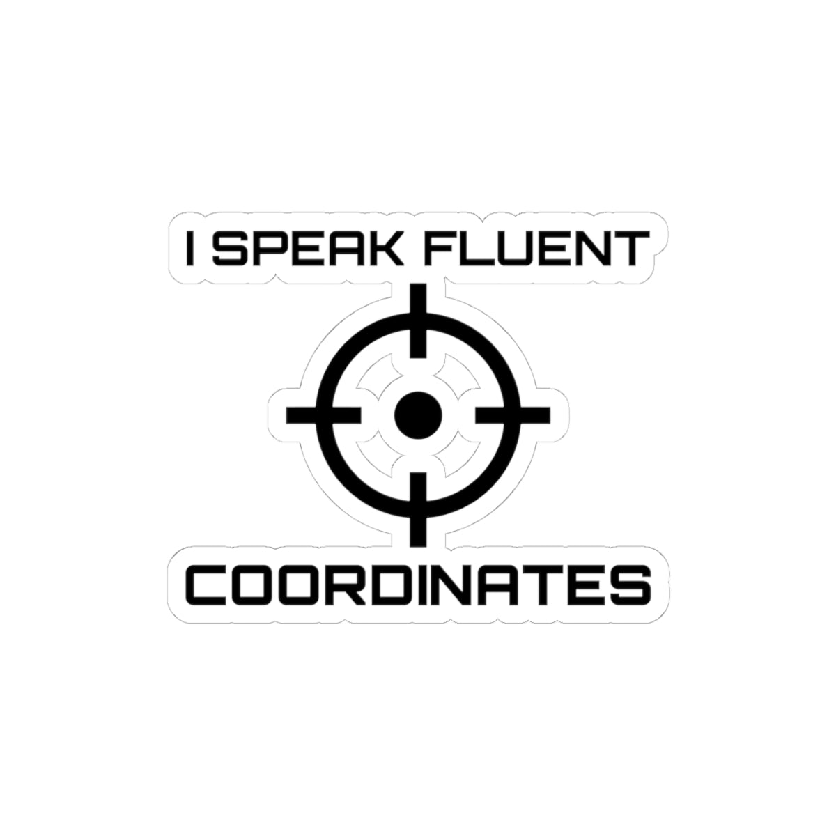 Geospatial Linguist Sticker - Coordinate Fluency Vinyl Decal for GIS Professionals