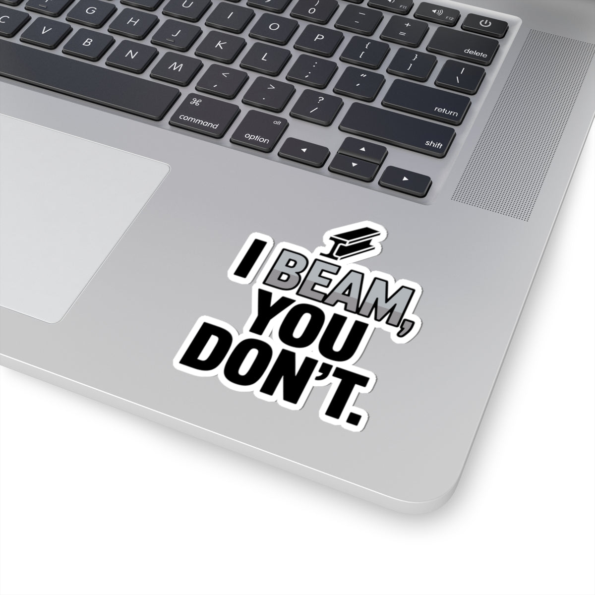 Structural Steel Sticker - I Beam Vinyl Decal for Ironworkers & Erectors