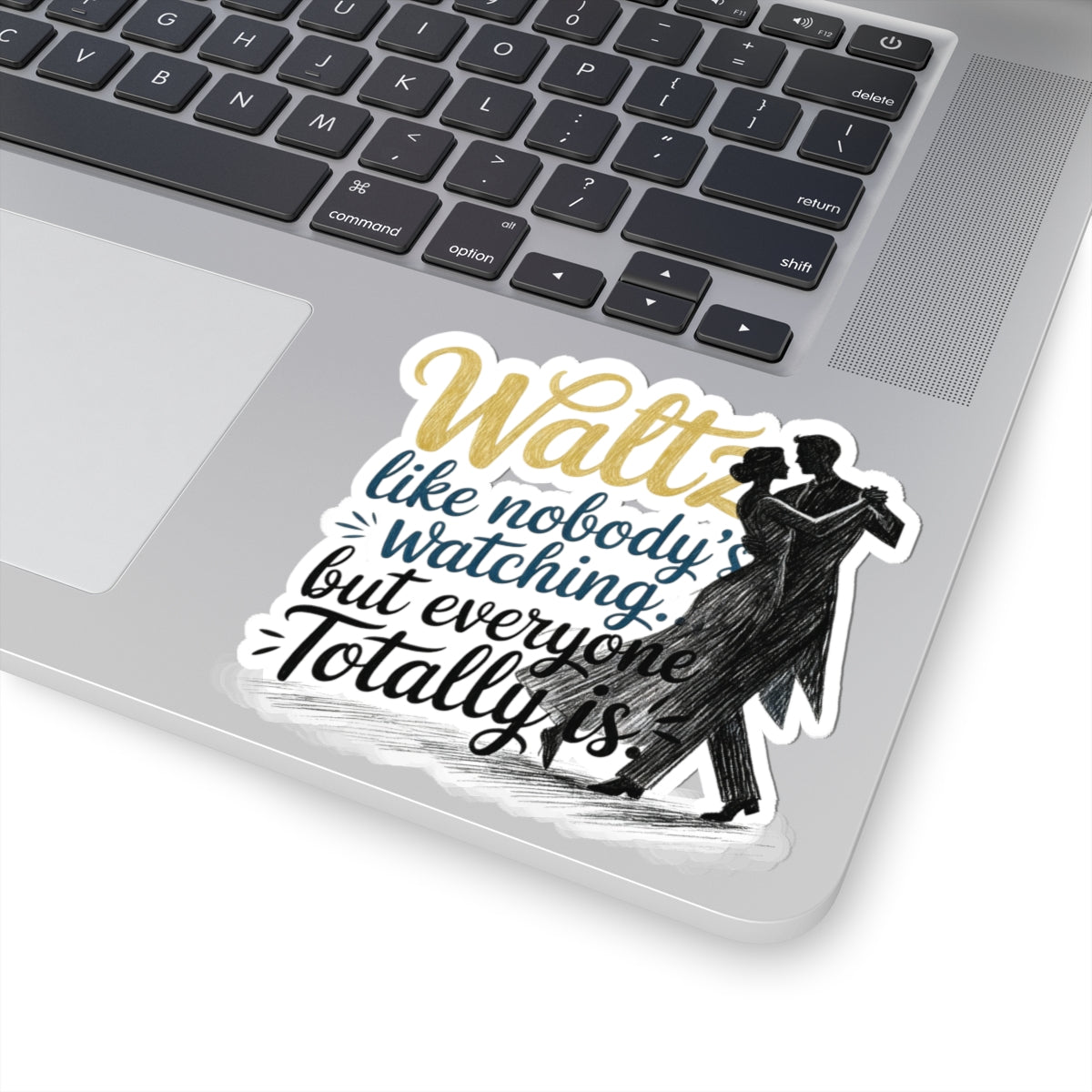 Dance Confidence Sticker - Waltz Expression Vinyl Decal for Performers, Social Dancers