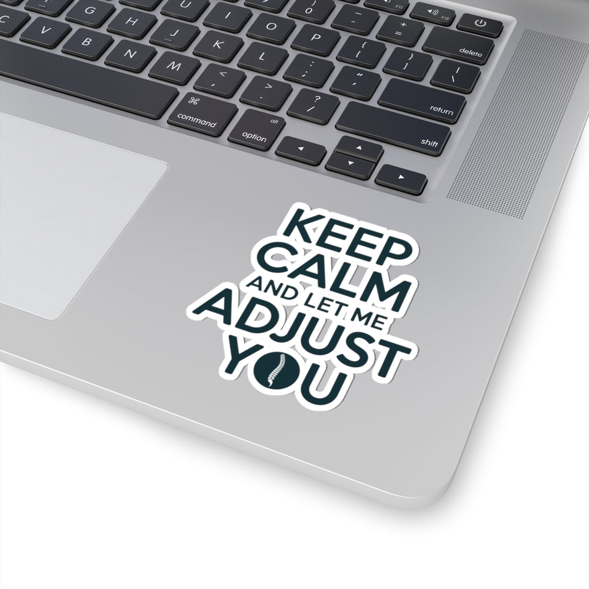 Calm Adjustment Sticker - Chiropractic Care Vinyl Decal for Chiropractors, Spine Therapists