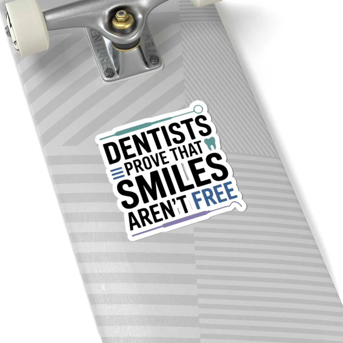 Dental Humor Sticker - Smile Investment Decal for Dentists